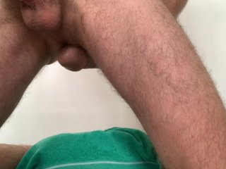 Mr Hankey Beowulf dildo prepares my asshole for_giant 12" Rentman to get cum explosion