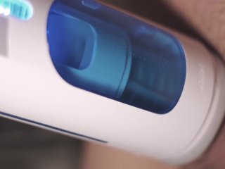 Robot Sex Machine. Robotic Fleshlight. Male Blowjob Sex Toy with Voice. Sex bot