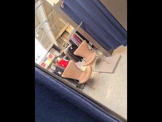 Masturbating in the changin room and hall | very risky