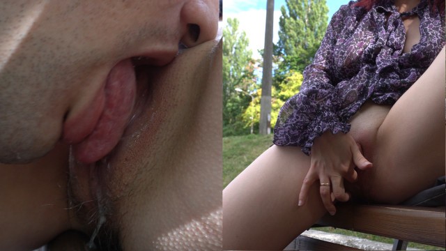 Man wants to lick my pussy Ask A Stranger To Lick My Pussy In Public Park Wet Orgasm Pornhub Com