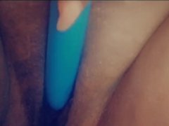 Me and Mr. blue playing before work