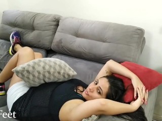 Goddess Kiffa's make her lover lick her armpit until she had ...