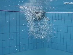 Small tits teen Umora Bajankina underwater