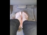 Like feet? - Watch me slide my shoes off in my car *.*