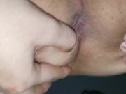 Preview 2 of gaping tight twink pussy