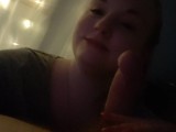 Bedtime blowjob - he nuts fast and I swallow it all