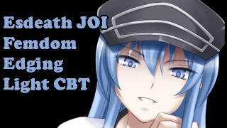 Hentai JOI Agk JOI Femdom Light CBT Edging CEI Esdeath Teaches You A Lesson