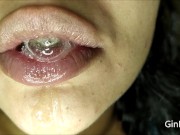 Preview 4 of Saliva (spit and tongue fetish) - Short version