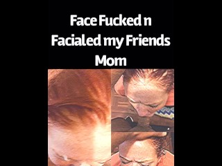 Cara Follada y Facial Para Amigos Mamá