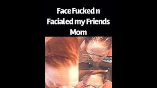 友達のお母さんのために顔がめちゃくちゃと顔