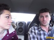 Preview 1 of PETITE BRUNETTE LILY LABEAU SWALLOWS EVERY DROP OF JAMES DEEN’S CUM