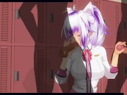 Preview 2 of 3D HENTAI Friends came to me in the women's locker room and fucked hard