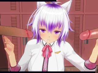 schoolgirl creampie, anime, 3d hentai, cumshot