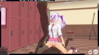 3D HENTAI Friends Looked Into My Locker Room And Fucked Hard PART 2