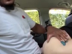 Good Pussy In The Car. We got Caught!