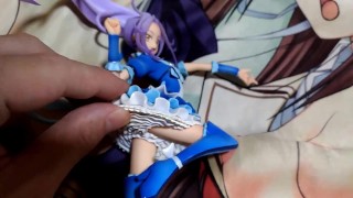 Cure Beat Is Touched By A Creepy Precure Nerd And Gets His Face Shot. Beautiful Girl Figure Bukkake Masturbation