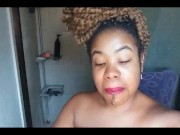 Preview 2 of Smoking Big Lips Ebony Black Girl Sexy Audio Voice Erotic Poetry Music Spoken Word - Cami Creams