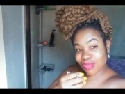 Preview 6 of Smoking Big Lips Ebony Black Girl Sexy Audio Voice Erotic Poetry Music Spoken Word - Cami Creams