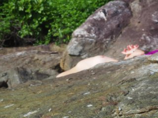 Сrept Up to Nudist Blonde on the_Beach and Fucked Her Hard_Public Rough_Sex - Full Video