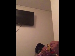 vertical video, solo male, verified amateurs, condom