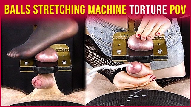 Femdom Edging Handjob - Balls Stretching and Squeezing Torture  Era