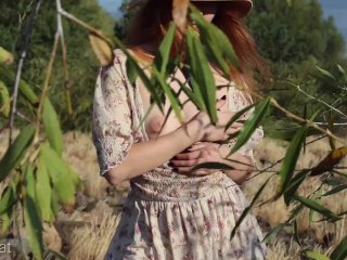 How to spend the last hot sunny days? Outdoor sex! Extreme fuck on wild nature - Ruda Cat