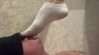 Trampling #66 Weiße Socken