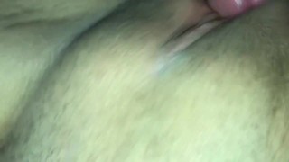 Homemade POV  Fucking cumshot toys cream pie watch till the end!