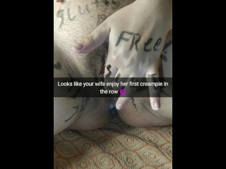 A Pervert Lover Cumming in my Wife's Pussy, probably now she get Pregnant from Him. [cuckold]