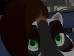 Furry Sex on the Car Bonnet