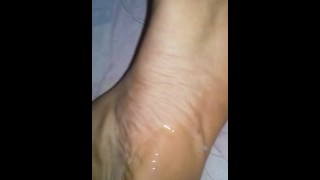 Cumming On Foot Sole