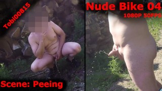 NB04 Clip: Pissing nude in nature, noticing a car driving by nearby (with commentary)