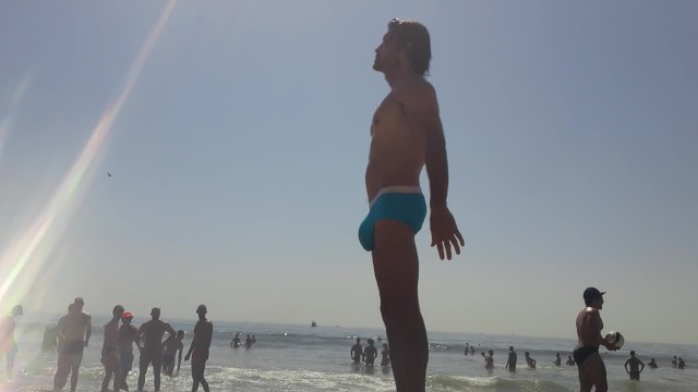 Biggest Dick at the Beach Reactions! Max Delong - Pornhub Gay