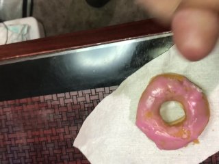Sweden Demands I Give Her MoreFrosting! - Oral - Cum On Food - Donut