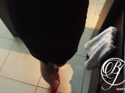 Preview 5 of My MILF boss wants my cock, pantyhose, stiletto high heels fetish, lets fuck in the office!