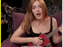DORCEL INTERVIEW - Jia Lissa sing her song and playing the ukulele
