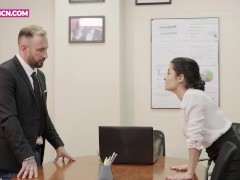 Video COCK ADDICTION 4K Fucking the young new office intern Tommy Cabrio ANAL by Pornbcn