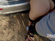 Preview 3 of STUCK FUCK IN CAR: SORRY, STEPSIS, YOU'RE TRAPPED! ❤️-  THERAPY