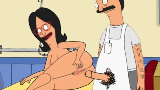 Bob hamburguesas Linda y Bob follada en el restaurante Animación Dibujos animados Sexo casado follada en público