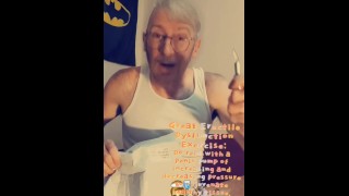 Sc opa Kyle butler uitpakken voor prostaatkanker bewustzijn maand Chipmunk Editie