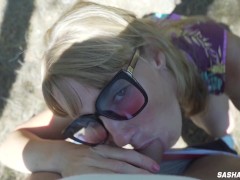 The most insane amateur cumshot compilation from russian cumswallow slut Sasha Bikeyeva - Part 2