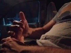 Stroking My Cock In The Pilot Parking Lot And Was Almost Caught By The Manager