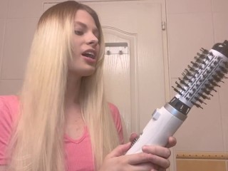 [SFW] Review of the 5 in 1 one Step Hot Air Hair Volumizer Brush by Aibesser