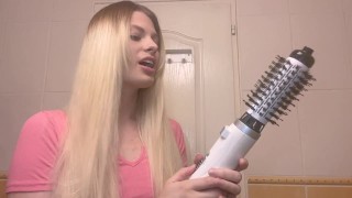 [SFW] Review of the 5 In 1 One Step Hot Air Hair Volumizer Brush by Aibesser