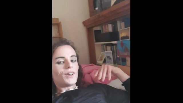 Femboy sissy CD fucked till she cums by older daddy 
