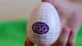 TENGA EGGS Spider Purple TESTING TUTORIAL REVIEW AND TEST