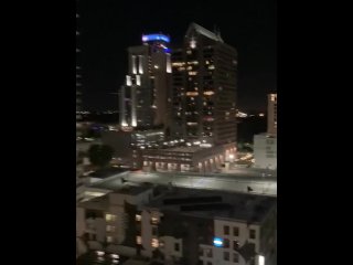 balcony, big ass, condom blowjob, milf