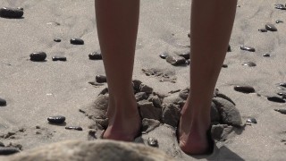 Rainbow Sandy Feet