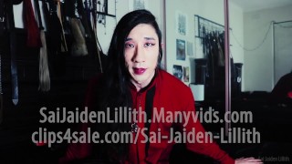 Mijn vampierbaas - Flogging de merchandise (teaser) - Vagina / poesje JOI - SaiJaidenLillith Solo