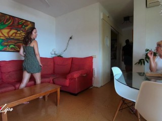 A mi hermanastra y su novio mientras follan a mi lado - Cherry Lips 4k